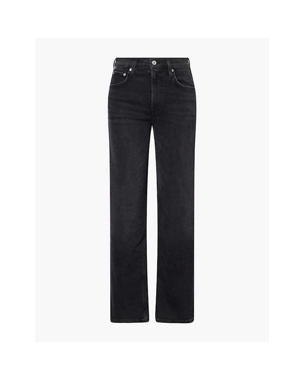 Citizens of Humanity Blue Palma Straight-Leg Denim Jeans