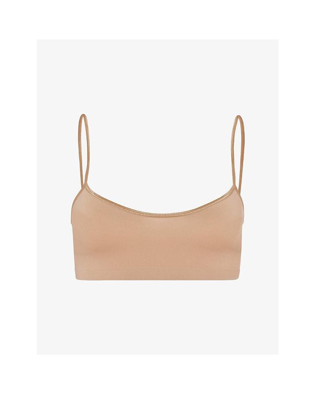 Hanro White Touch Feeling Cropped Stretch-Jersey Bra