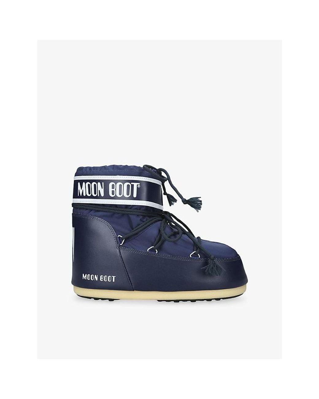 Moon Boot Blue Icon Low 2 Woven Snow Boots for men