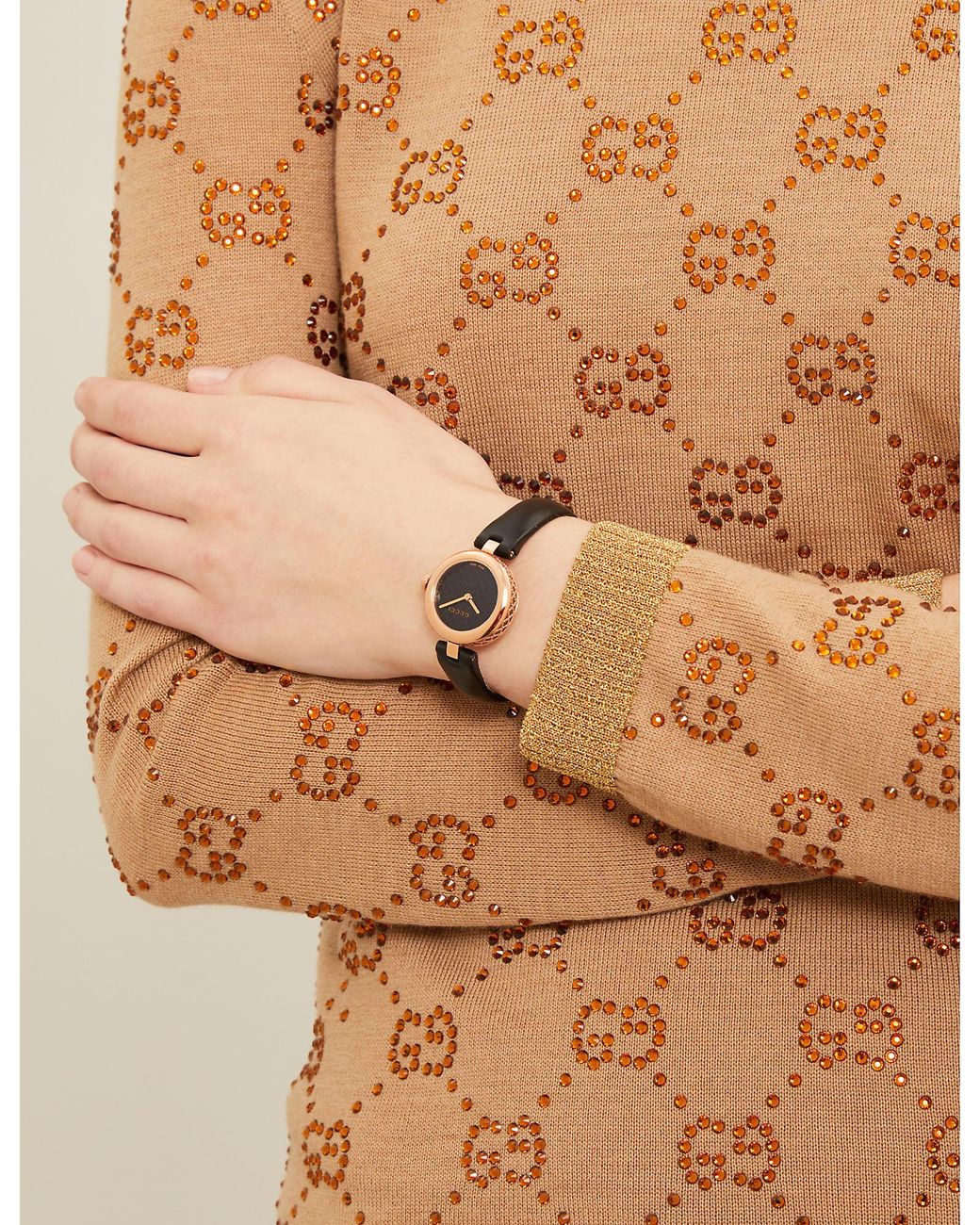 Gucci Leather Diamantissima, 32mm in 