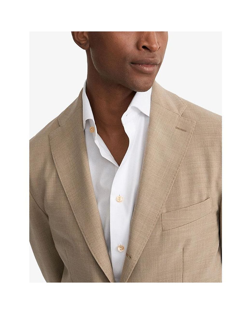 Eton of Sweden White Signature Geometric-Print Slim-Fit Cotton Shirt for men