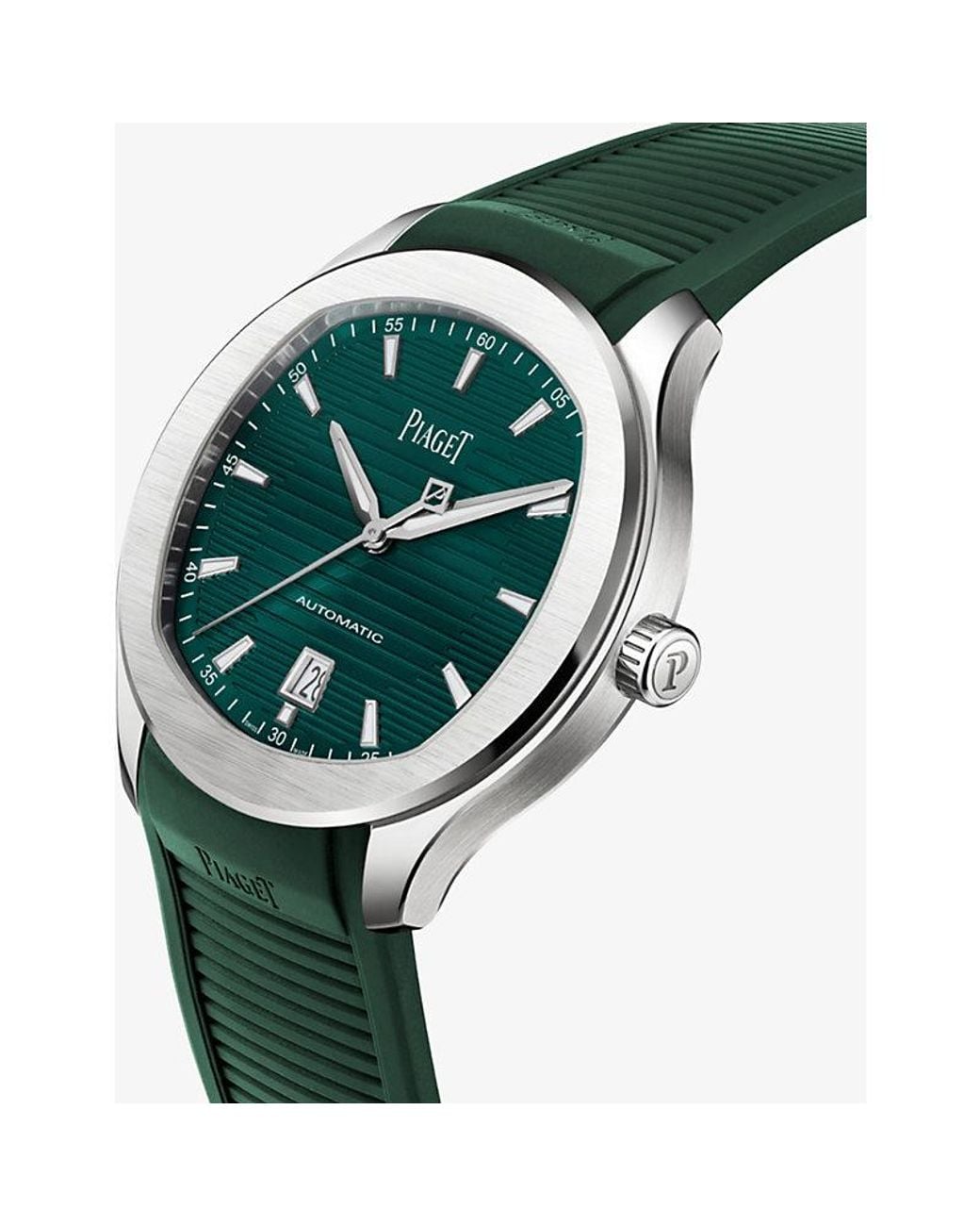 Piaget Green Pgg0A48022 Polo Interchangeable-Strap Stainless-Steel Watch for men