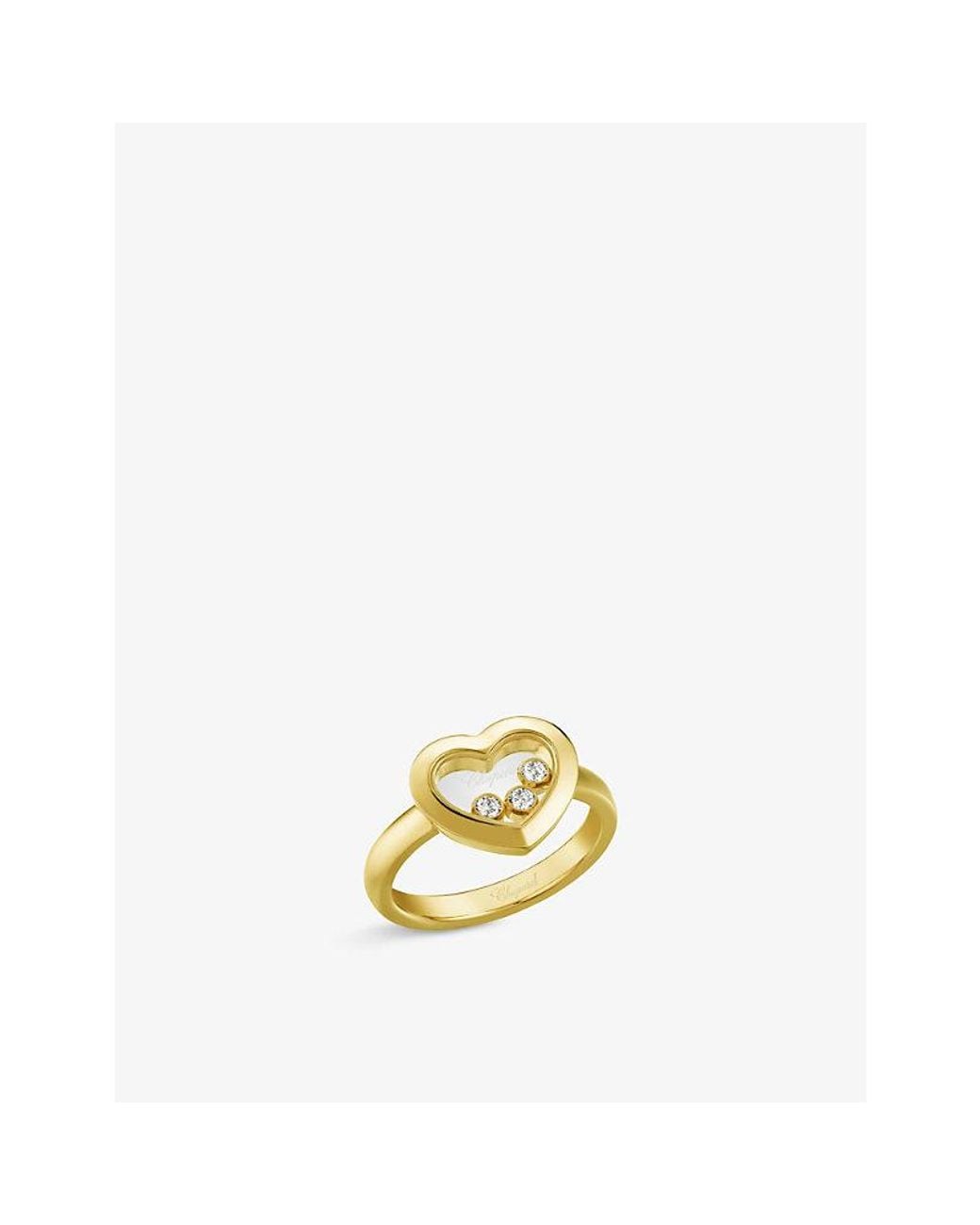 Chopard Metallic Happy Diamonds Icons 18Ct- And 0.15Ct Diamond Ring