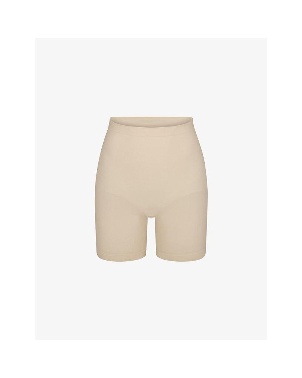Skims Natural Sculpt Fitted Stretch-Woven Shorts Xxxl