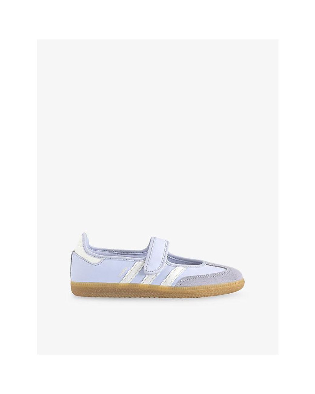 Adidas Blue Samba Jane Leather Trainers