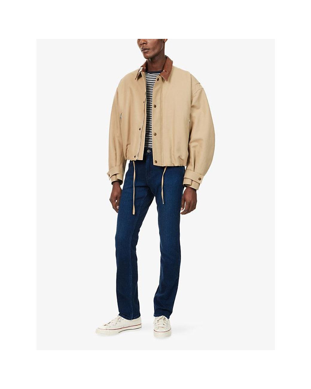 PAIGE Blue Federal Slim-Fit Denim Jeans for men
