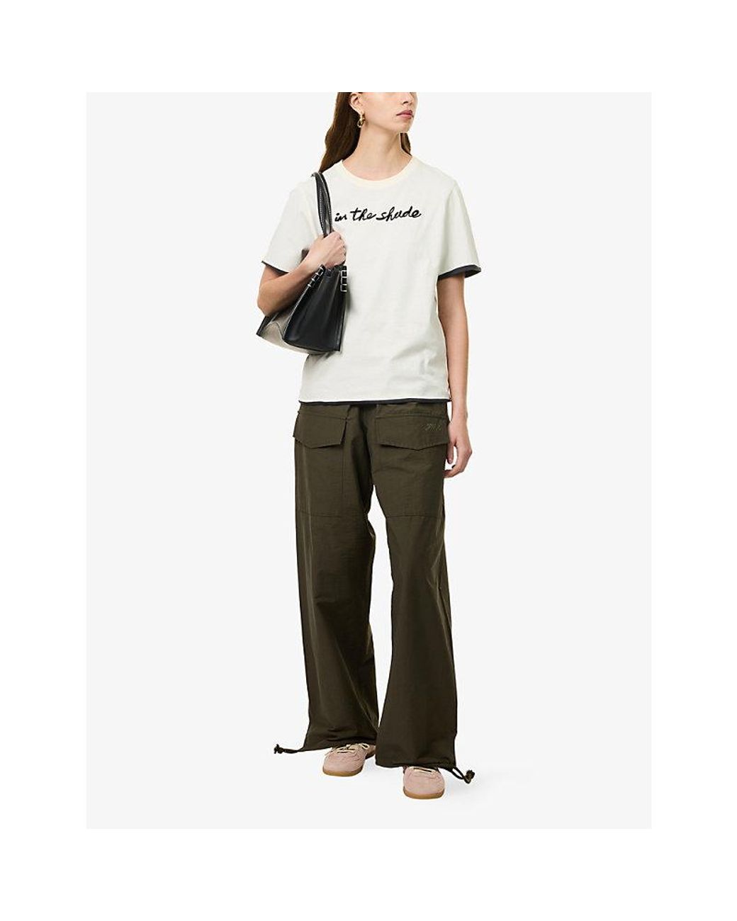 J.W. Anderson Gray Parachute Cotton Track Trousers