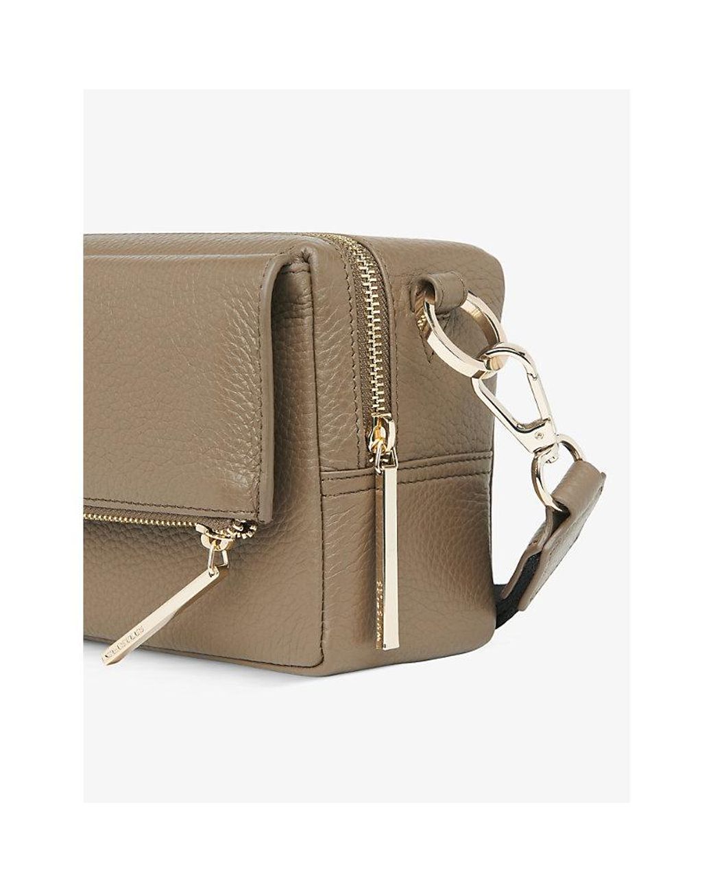 Whistles Brown Bibi Leather Crossbody Bag