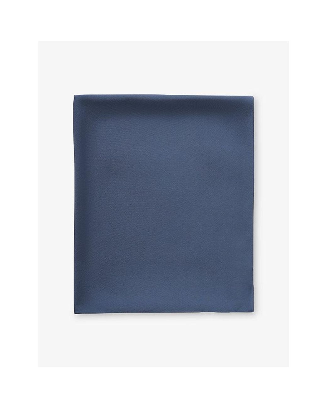 Joseph Blue Sarry Oversized Silk-Crepe Scarf