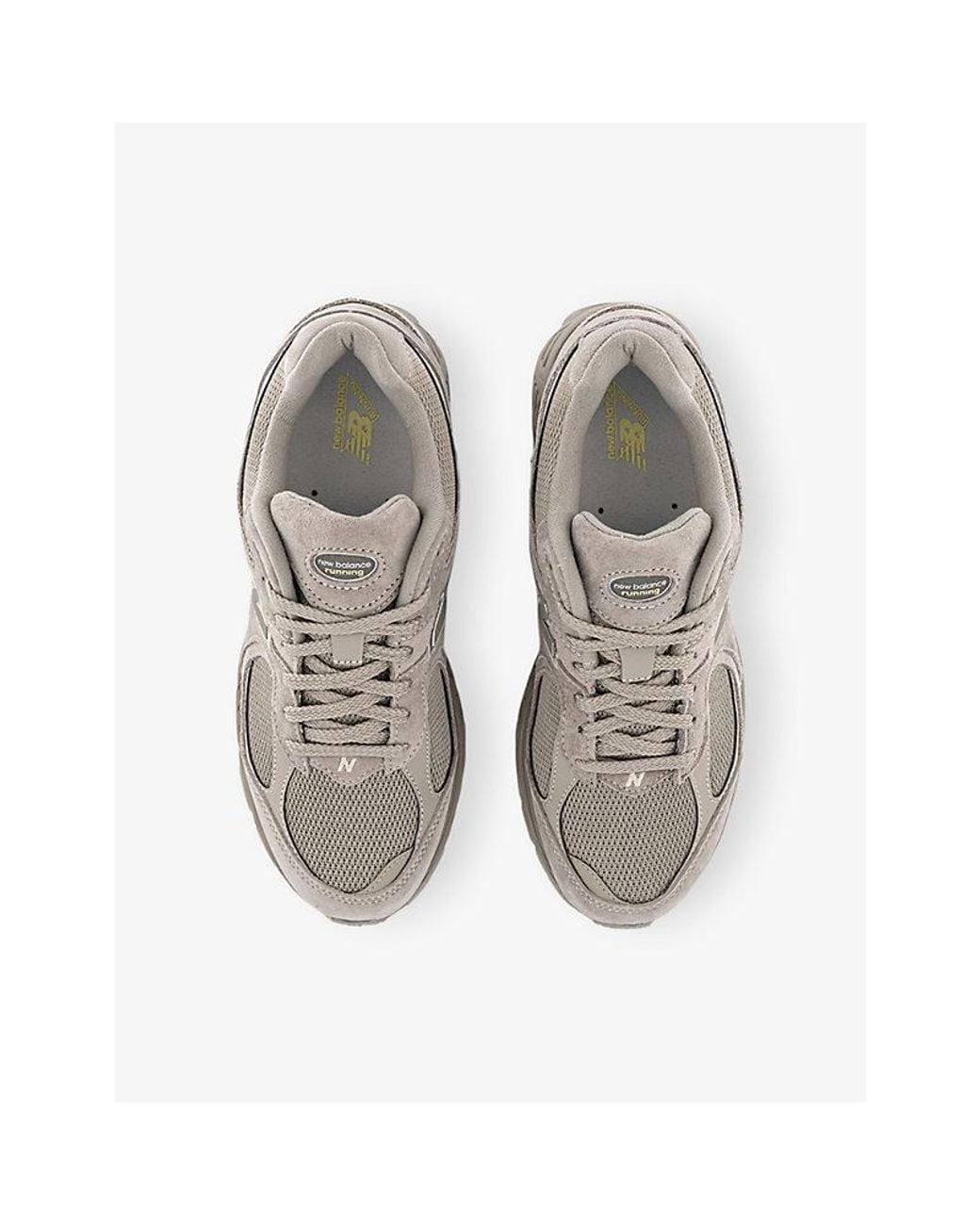New Balance Gray 2002 Suede And Mesh Trainers for men