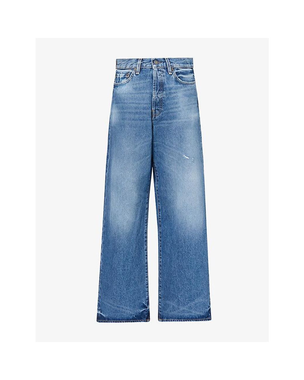 Acne Blue 1981 Wide-Leg Denim Jeans