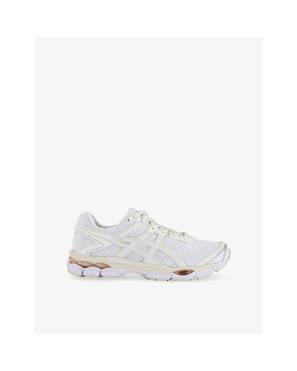 Asics White Gel Cumulus 16 Mesh Trainers