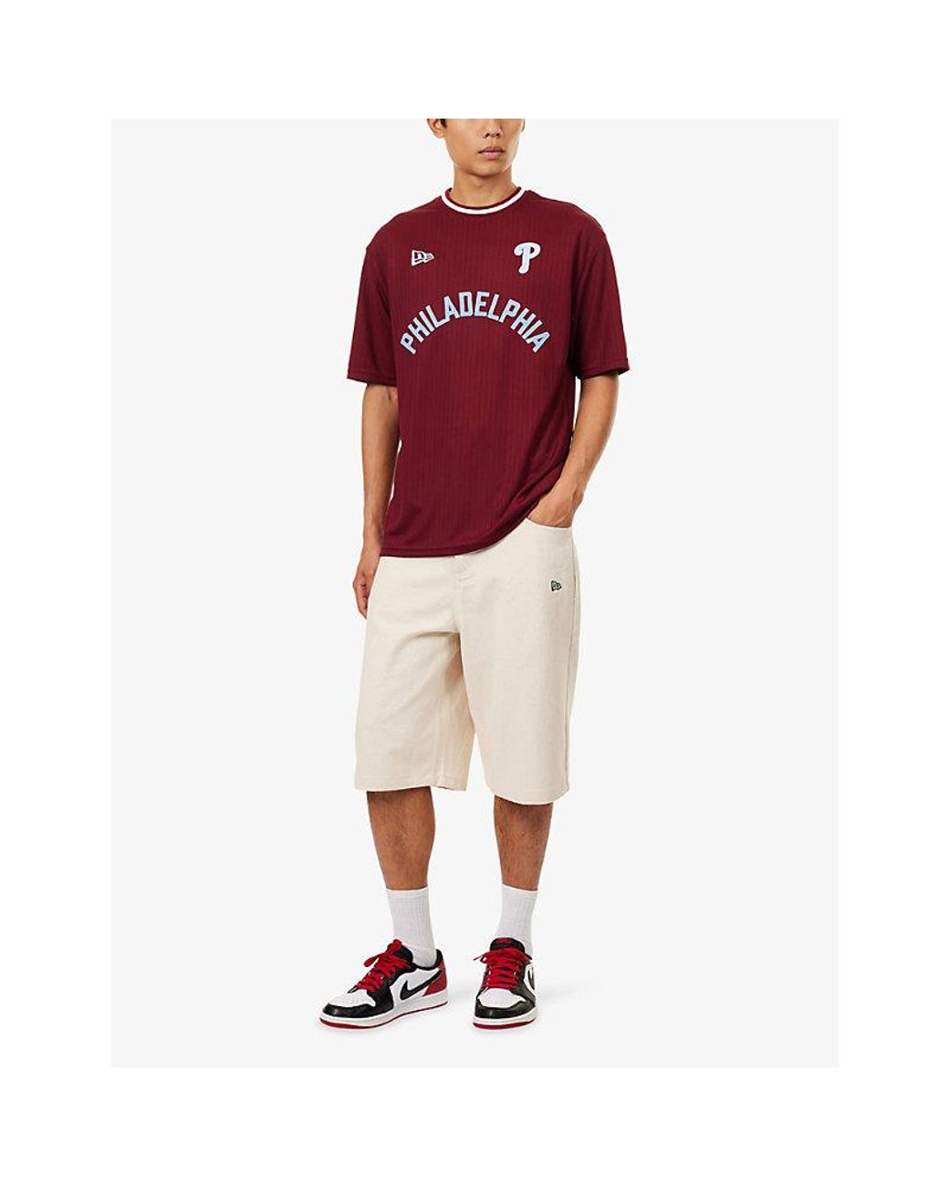 KTZ Natural Athletics Mlb Relaxed Denim Jorts for men