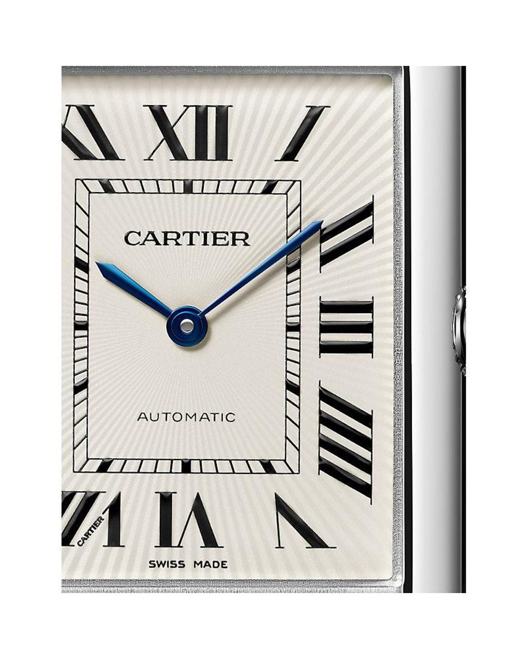 Cartier Red Tank Louis Large Model And Leather Automatic Watch for men