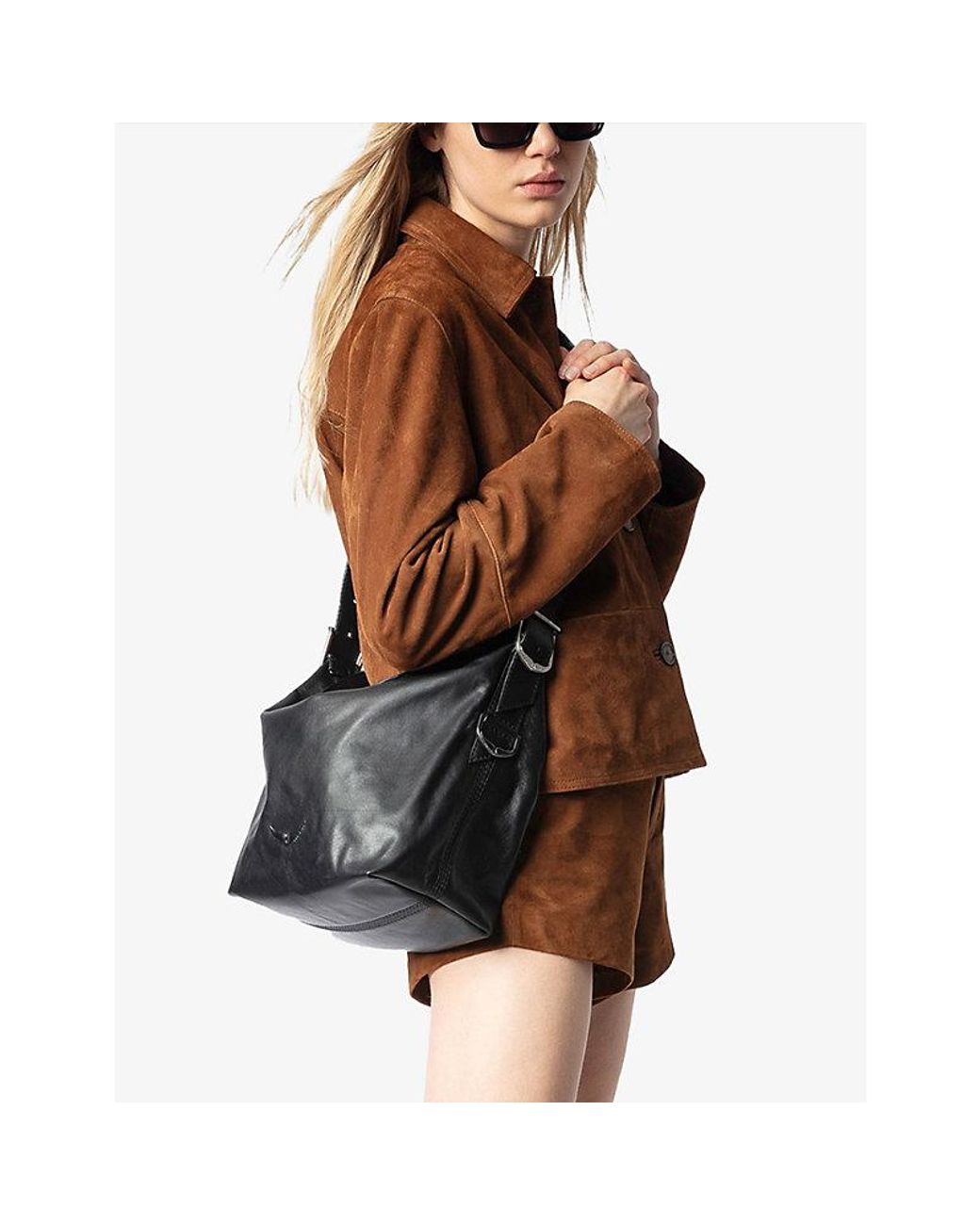 ショルダーバッグ・ポシェット Zadig & Voltaire Jane Crossbody - Leather - Black Zadig & Voltaire Jane Leather Shoulder Bag in Black | Lyst