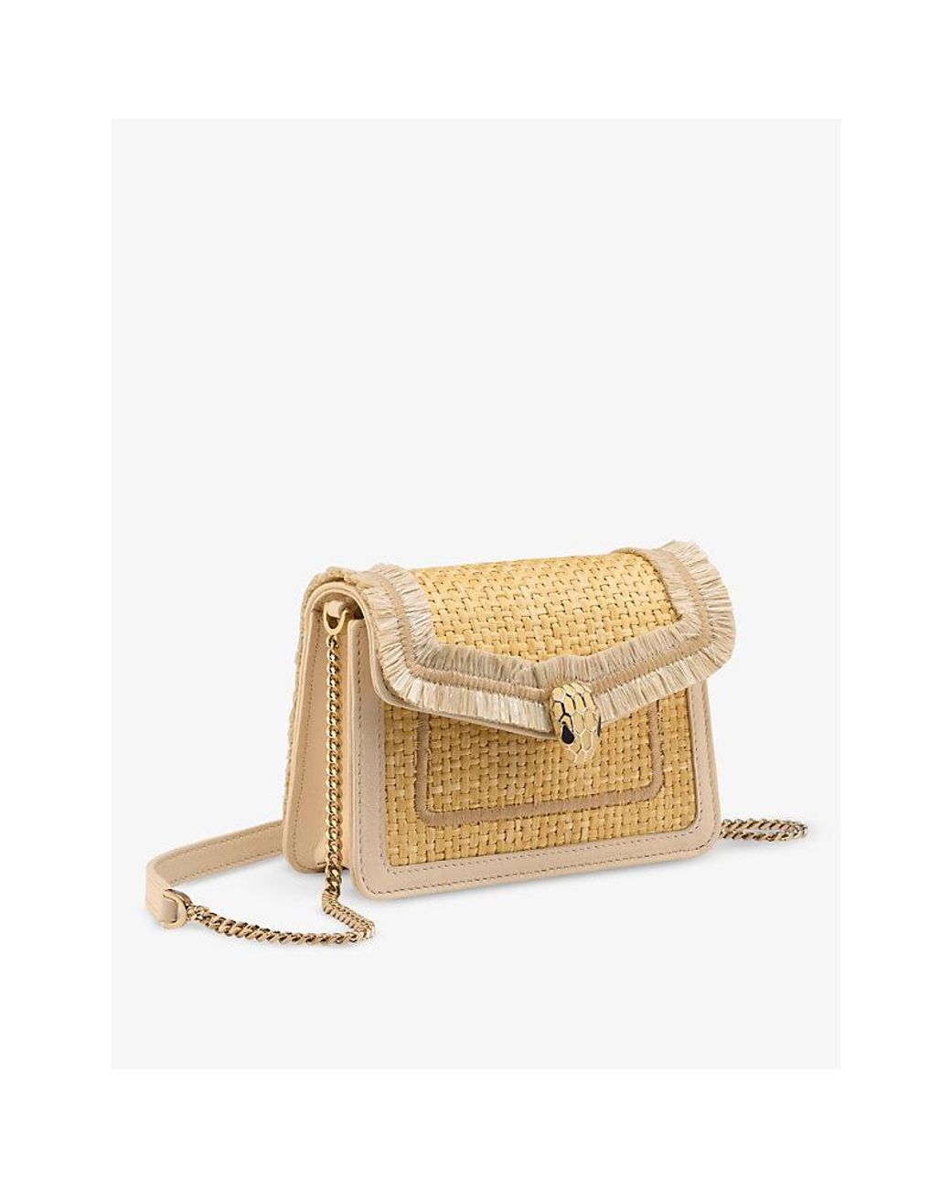 BVLGARI Resort Serpenti Forever Micro And Leather Cross-body BVLGARI Resort Serpenti Forever Micro And Leather Cross-body