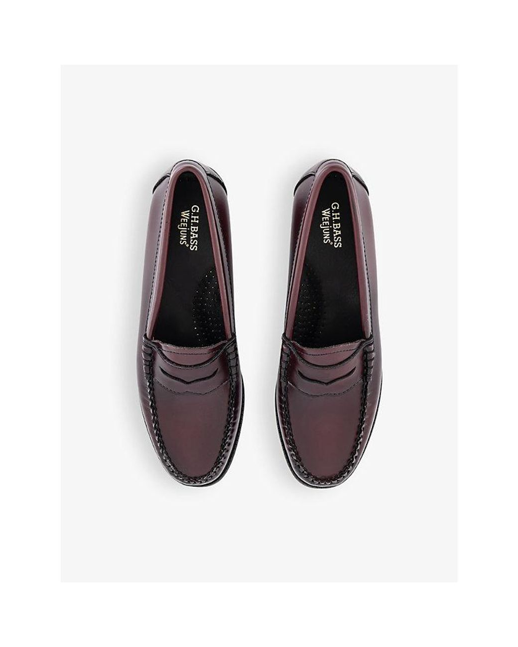 Crep Protect Purple Weejun Ii Leather Penny Loafers