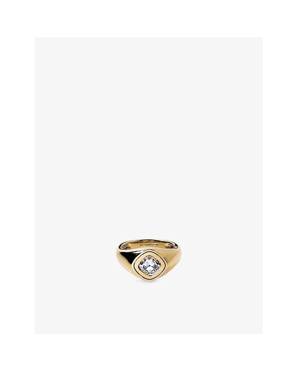 La Maison Du Couturier Metallic Skydiamond Cushion 18Ct And 1.07Ct Lab-Grown Diamond Ring