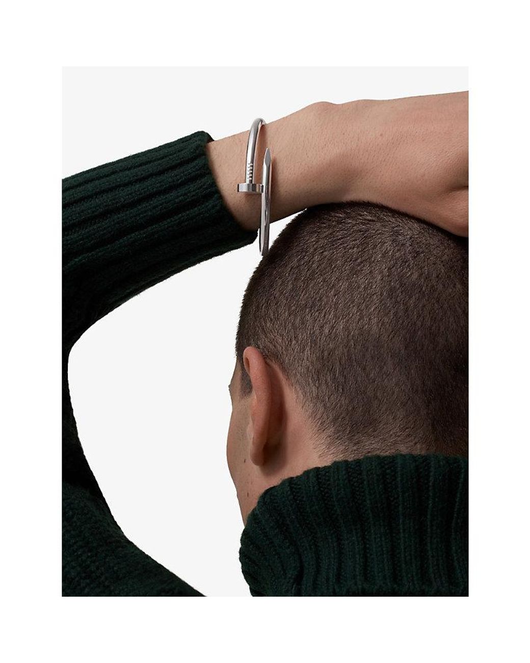 Cartier Metallic Juste Un Clou Large Model 18Ct- And 1.05Ct Diamond Bracelet