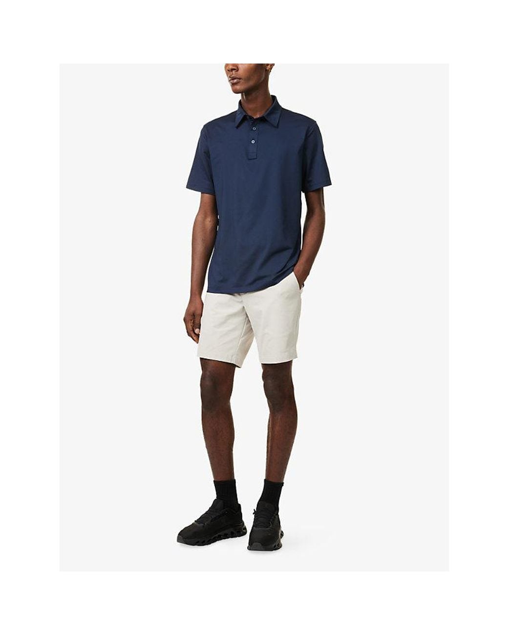 G/FORE Gray Tour Mid-Rise Stretch-Woven Shorts for men