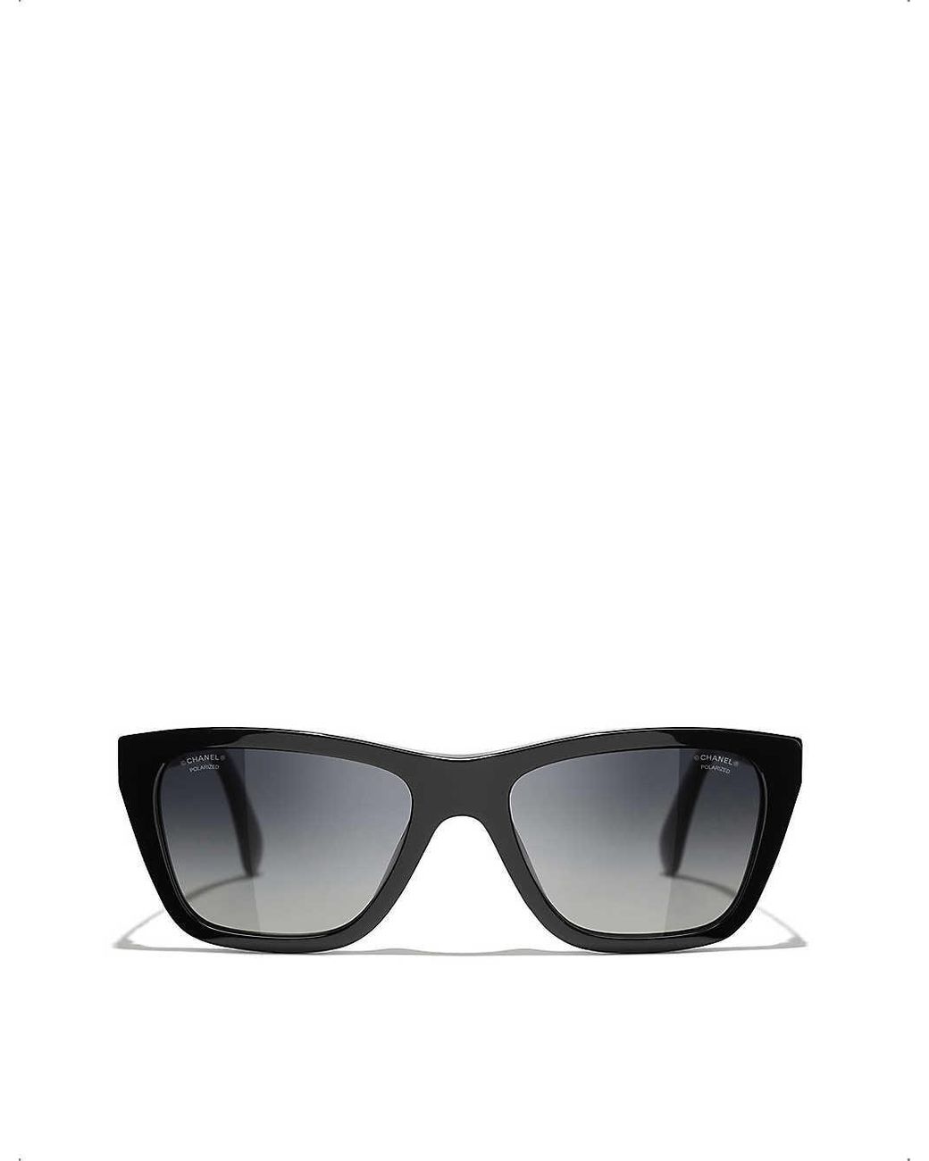 Chanel Rectangle Glasses in Black