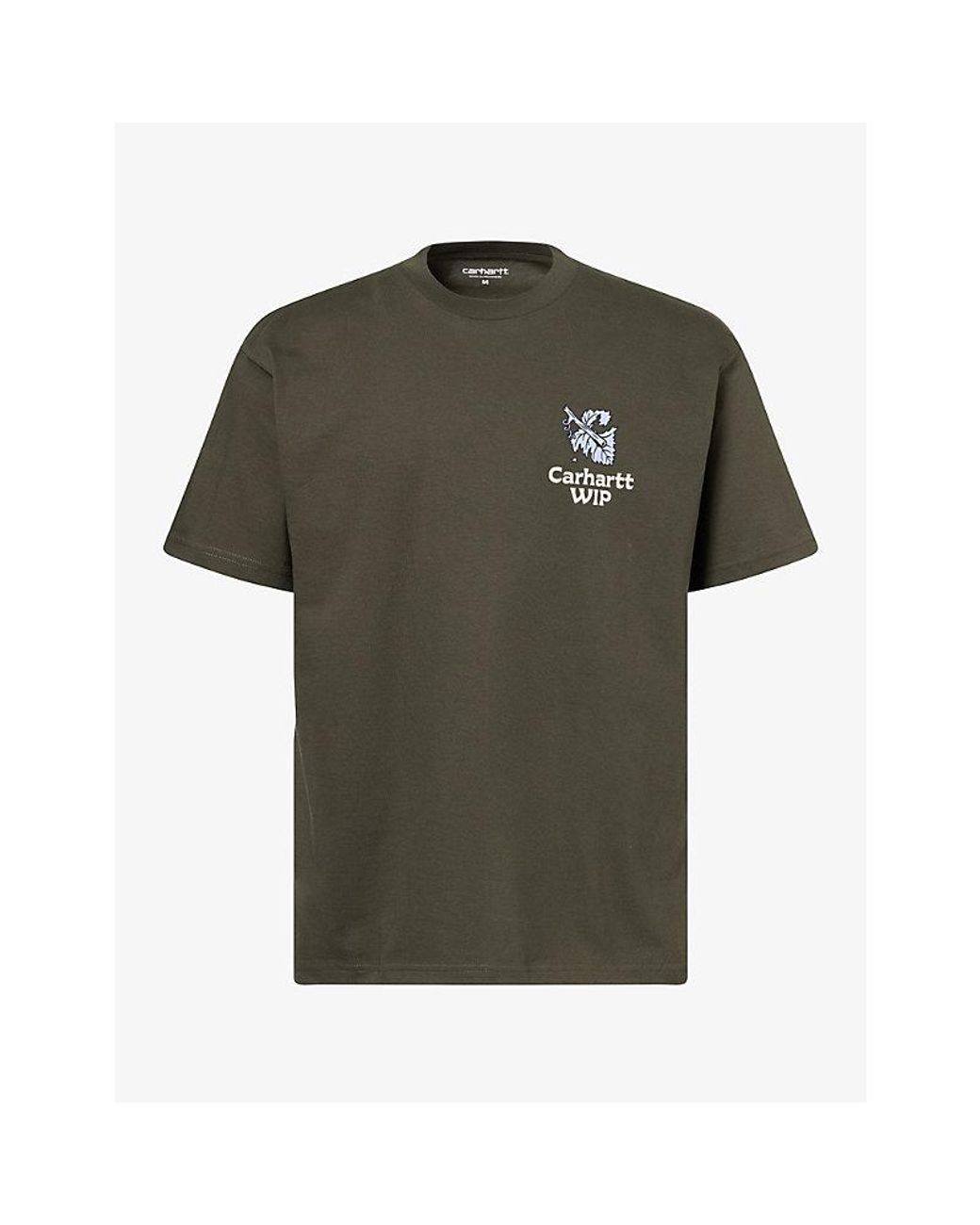 Carhartt Green Grape Picker Graphic-Print Cotton T-Shirt for men