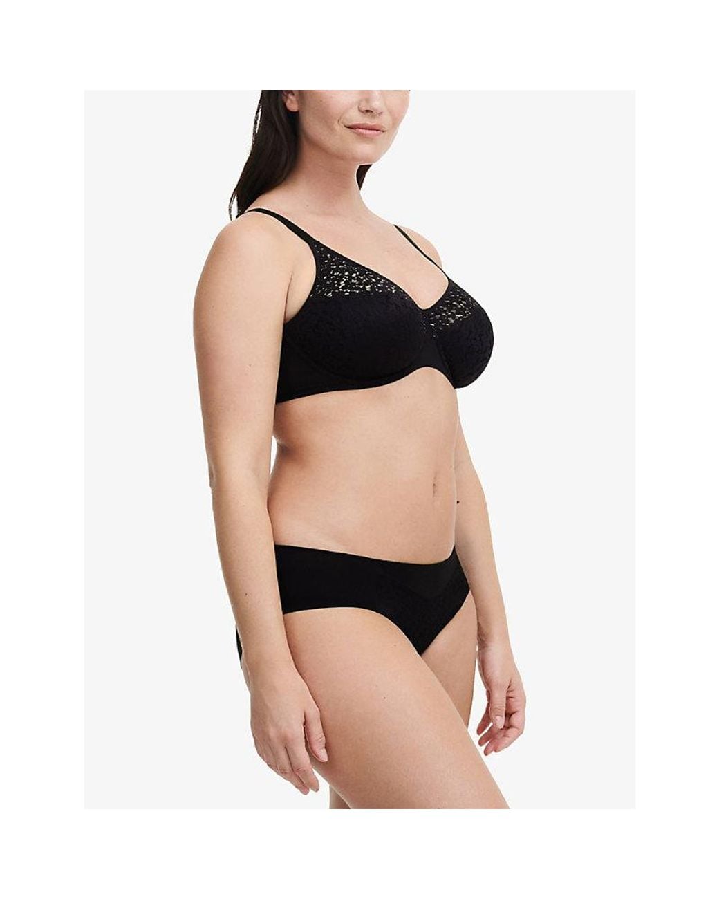 Chantelle Black Norah Comfort Underwired Bra