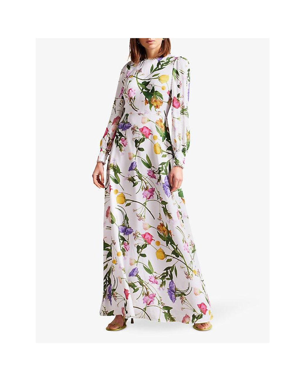 ted baker maxi floral dress