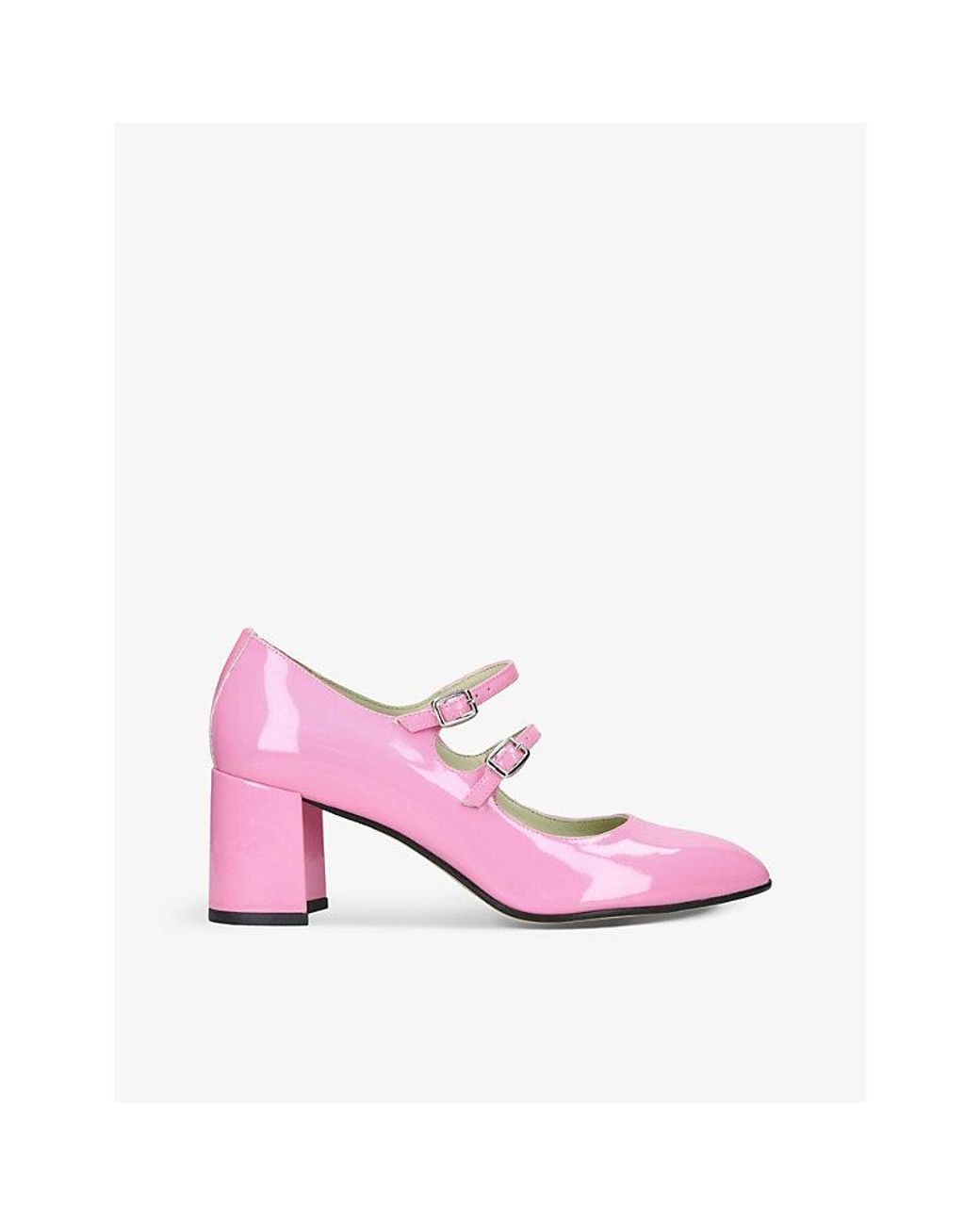 CAREL PARIS Alice Patentleather Mary Jane Heels in Pink Lyst Canada