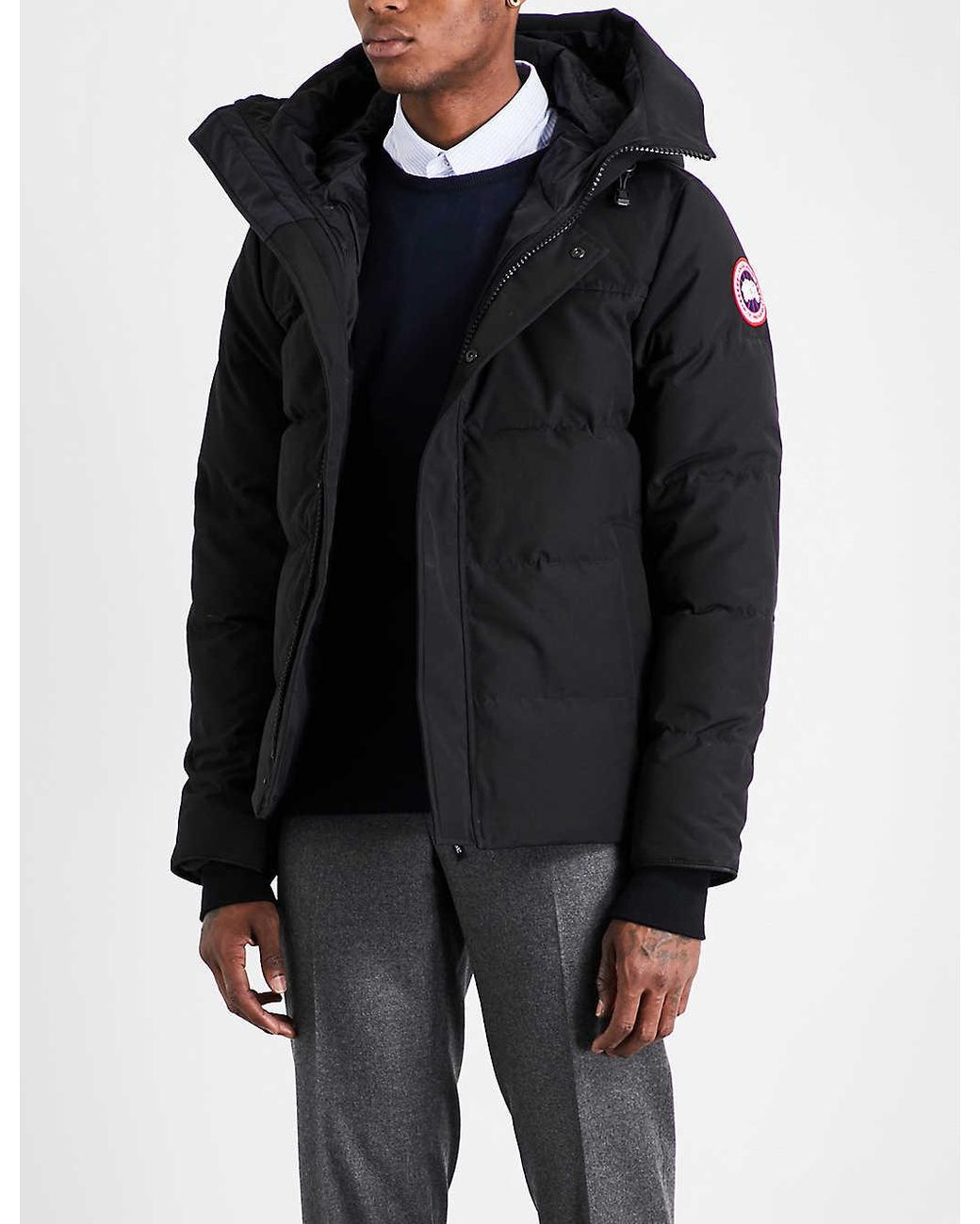 Canada Goose Macmillan Quilted Shell-down Hooded Parka in Black for Men |  Lyst