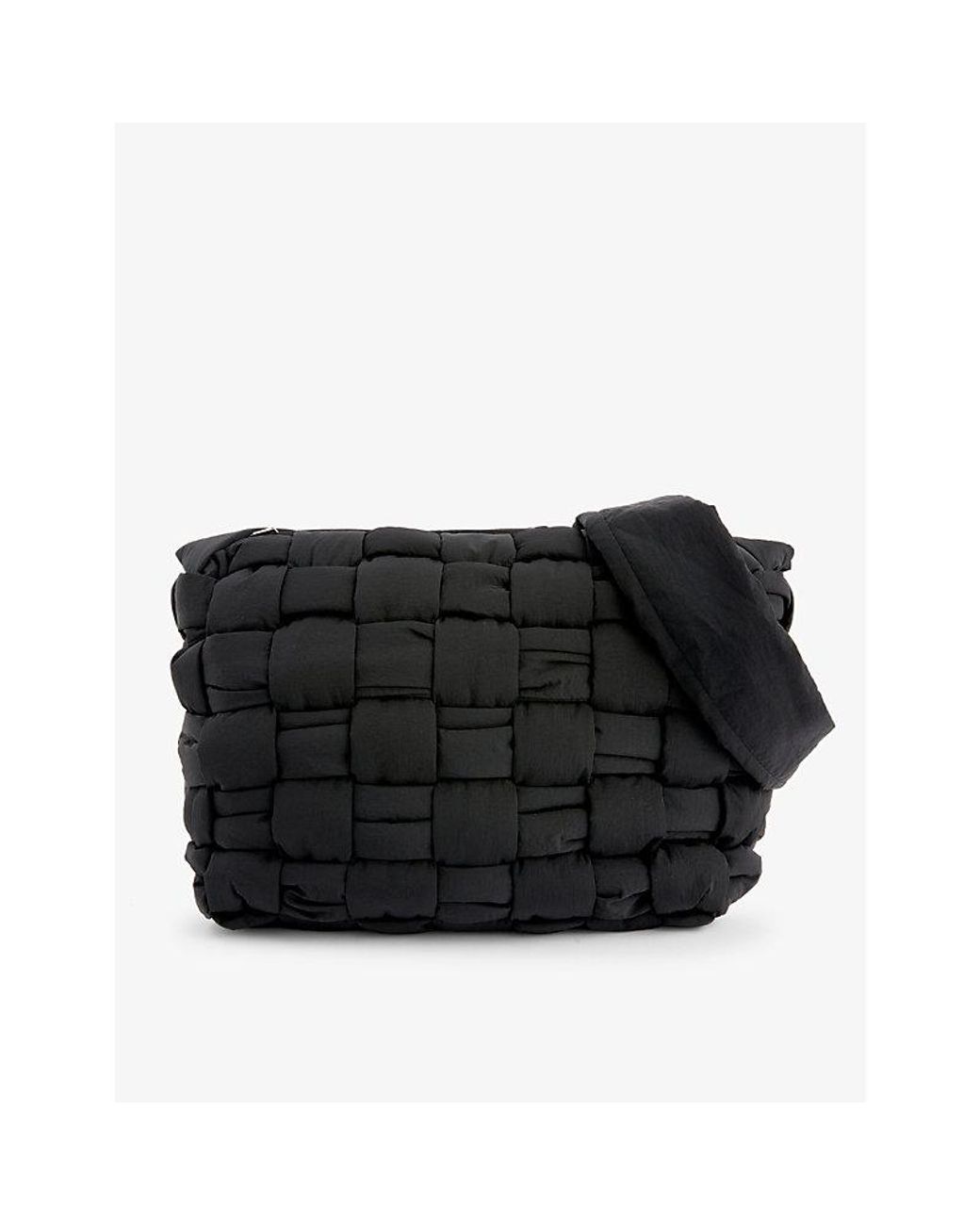 Bottega Veneta Friday Cassette Woven Cross-body Bag in Black for Men | Lyst