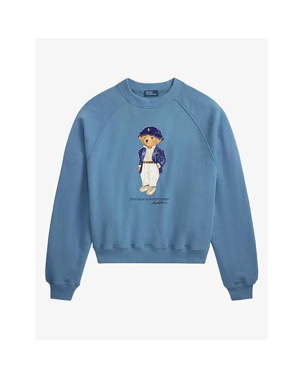 Polo Ralph Lauren Blue Minimalist Crew Neck Sweatshirt