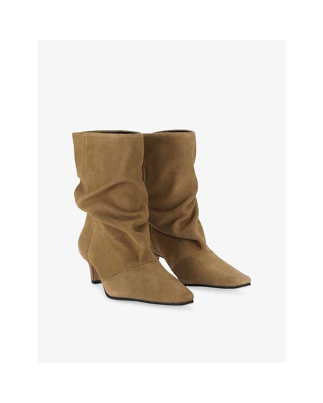 Steve Madden Brown Vexa Suede Heeled Ankle Boots