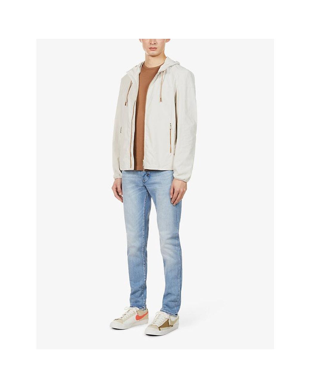 Neuw Blue Lou Tapered Mid-Rise Stretch-Cotton Denim Jeans for men