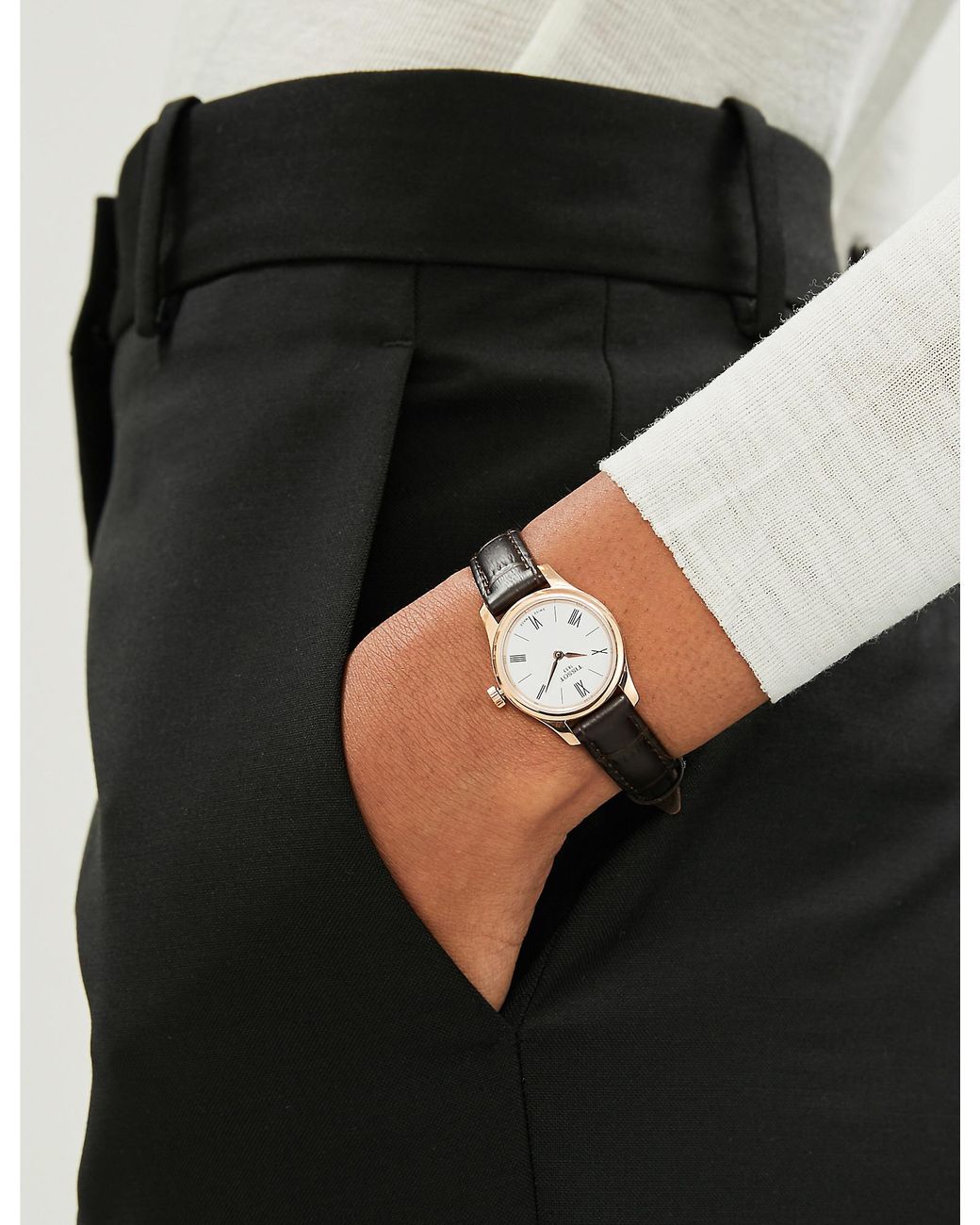 Tissot T063.009.36.018.00 Tradition Rose gold Plated And Leather