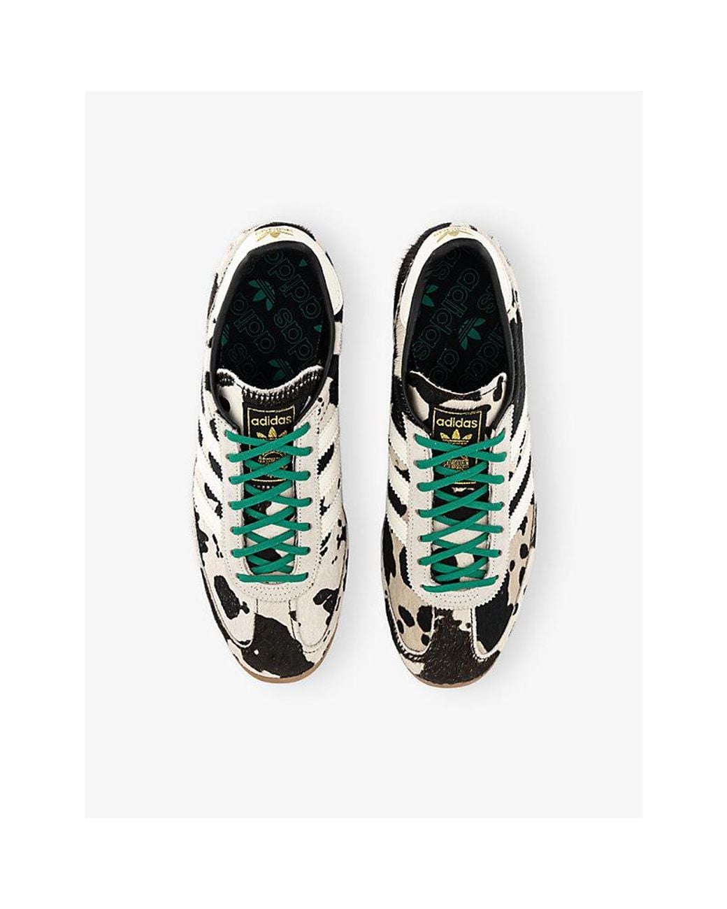 Adidas White Sl72 Leather Trainers