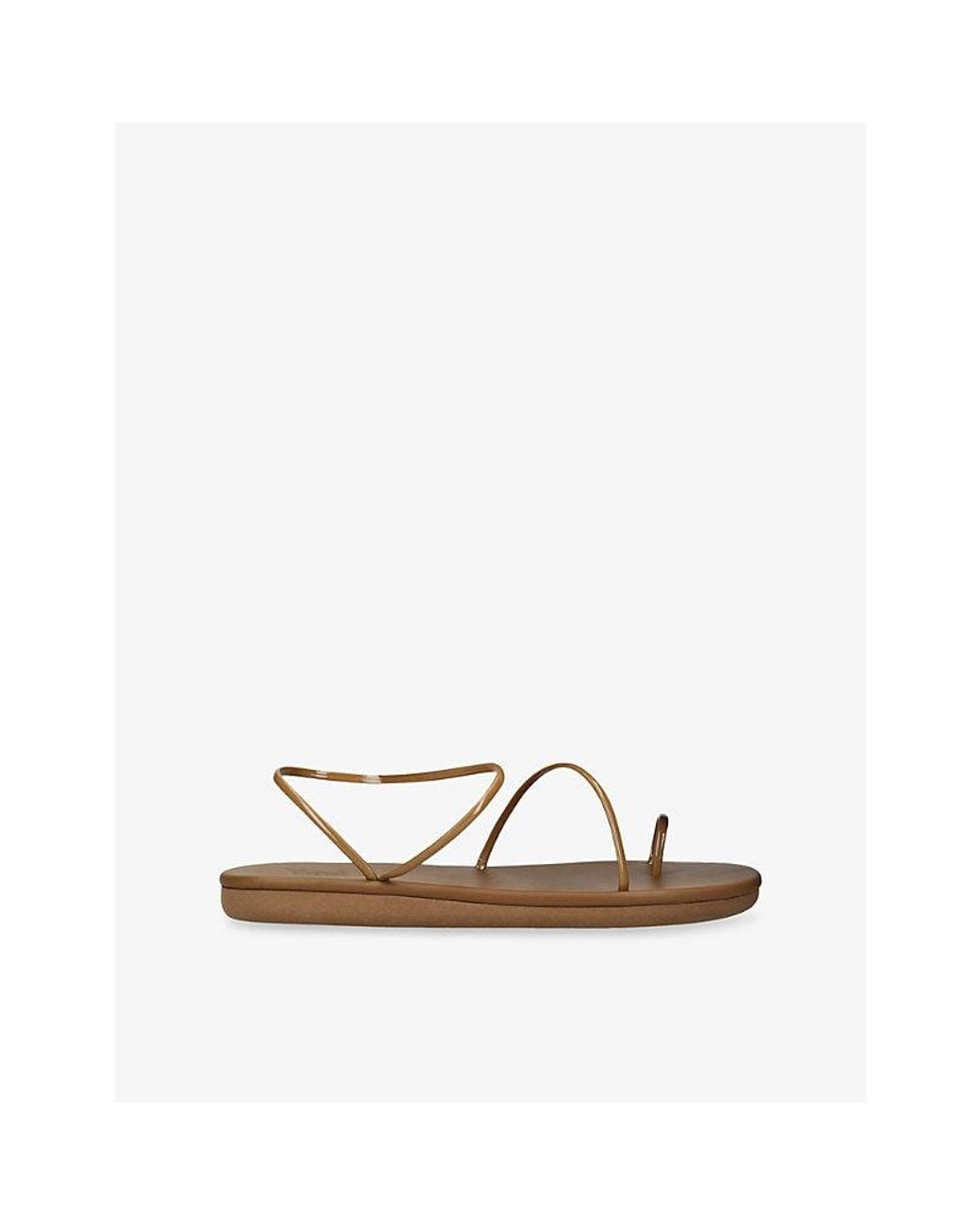 Ancient Greek Sandals Natural Kansiz Faux-Leather Sandals
