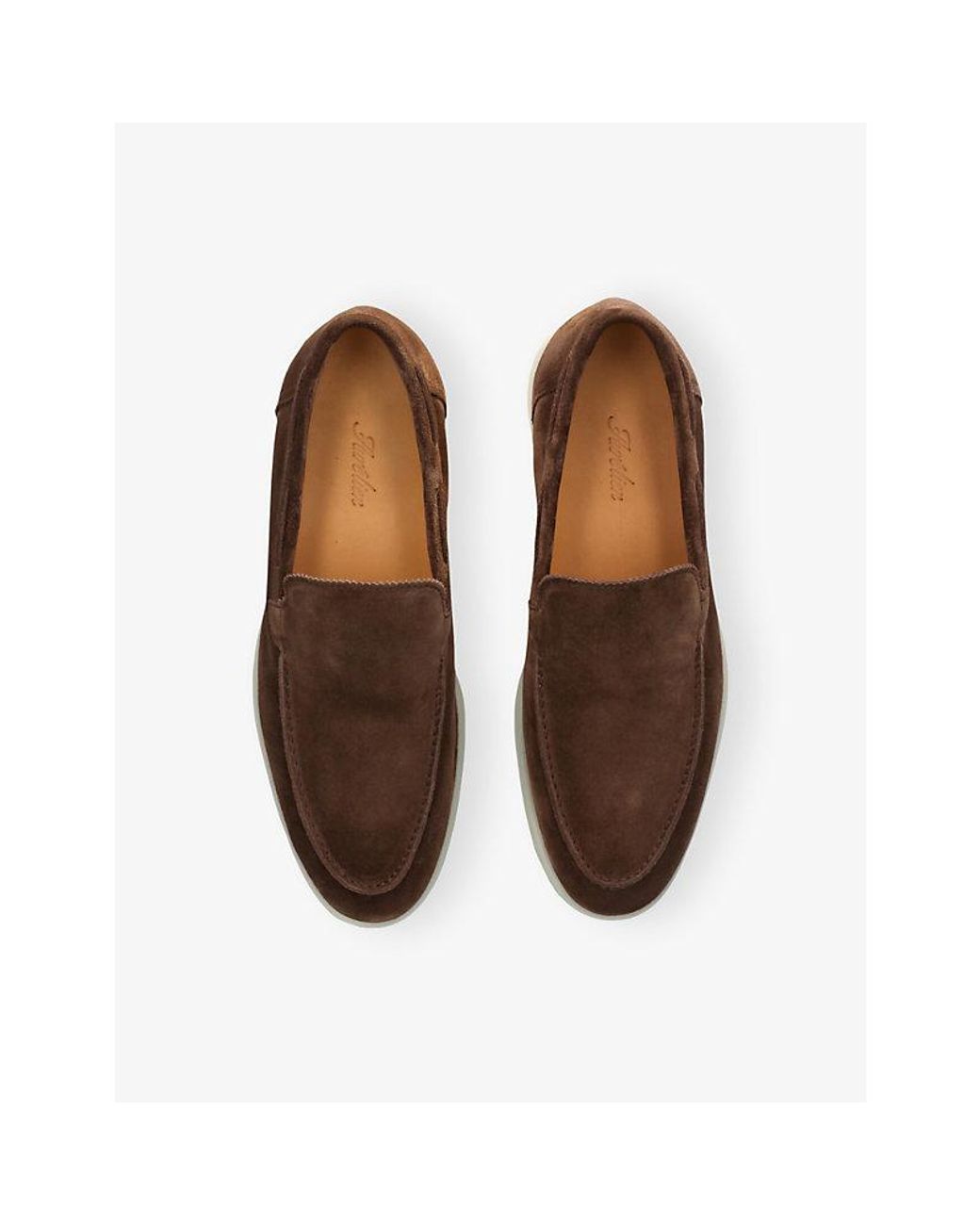 Aurélien Brown Yacht Softey Suede Loafers for men