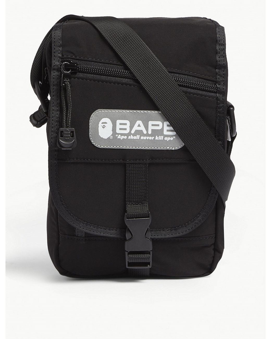 BAPE A Bathing APE Sling Bag Black Camo 22