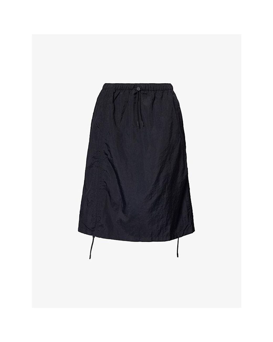 On Shoes Blue Zendaya X Toggle-Waist Nyl Midi Skirt