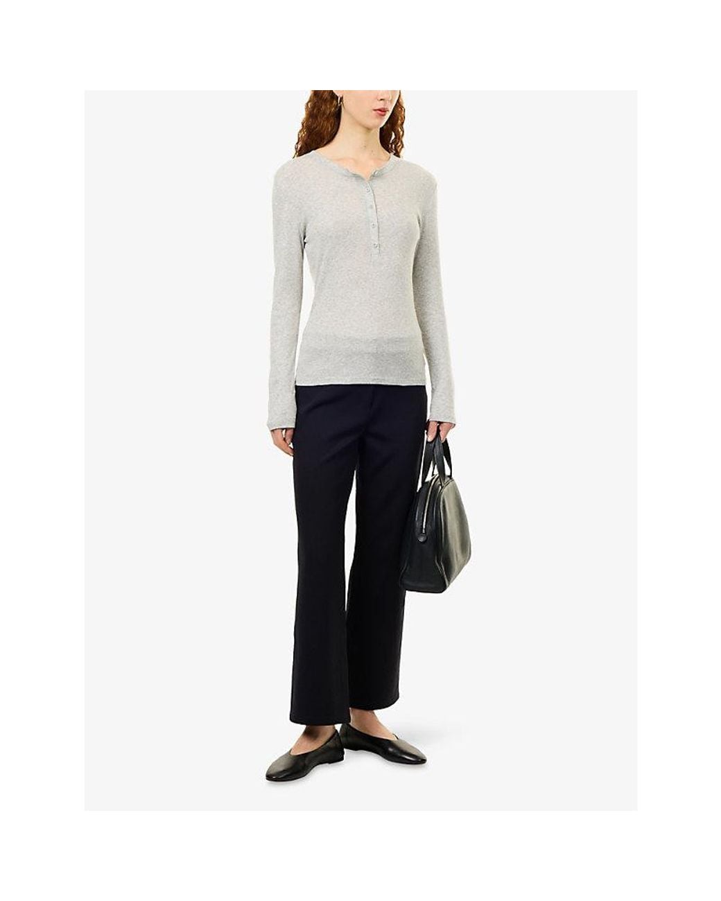 Theory White Soft Melange