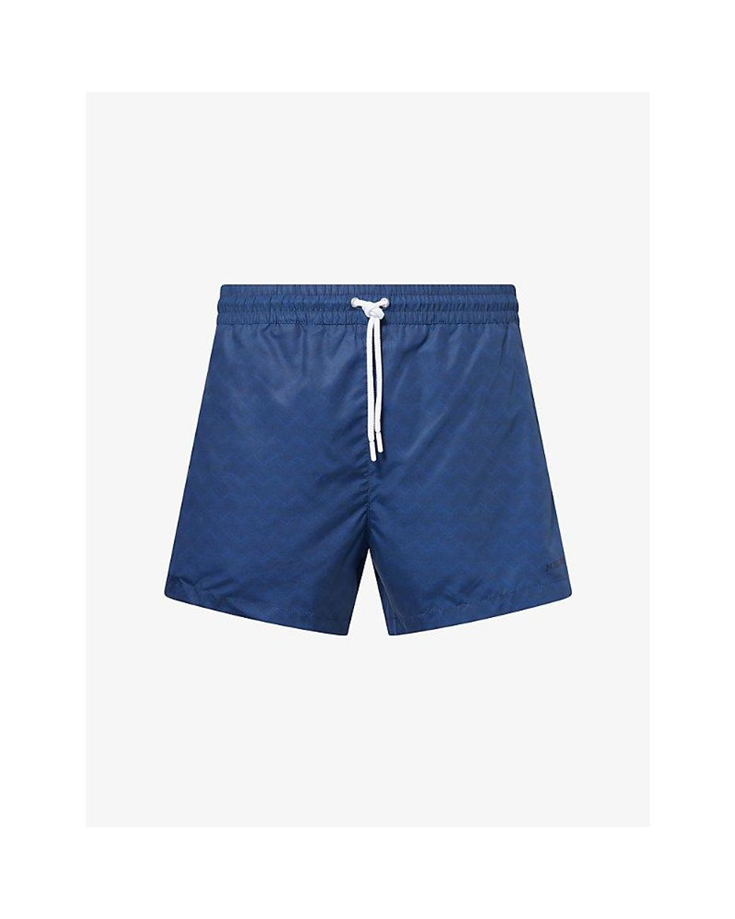 Missoni Blue Mid-Length Swim Shorts for men