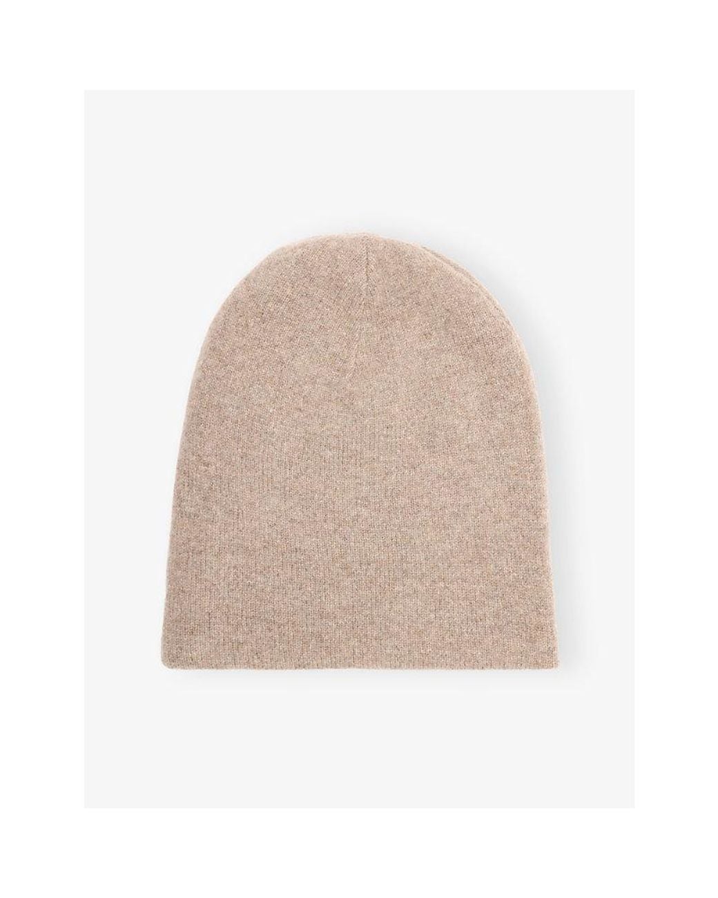 Frankie Shop Natural Inko Cashmere Beanie
