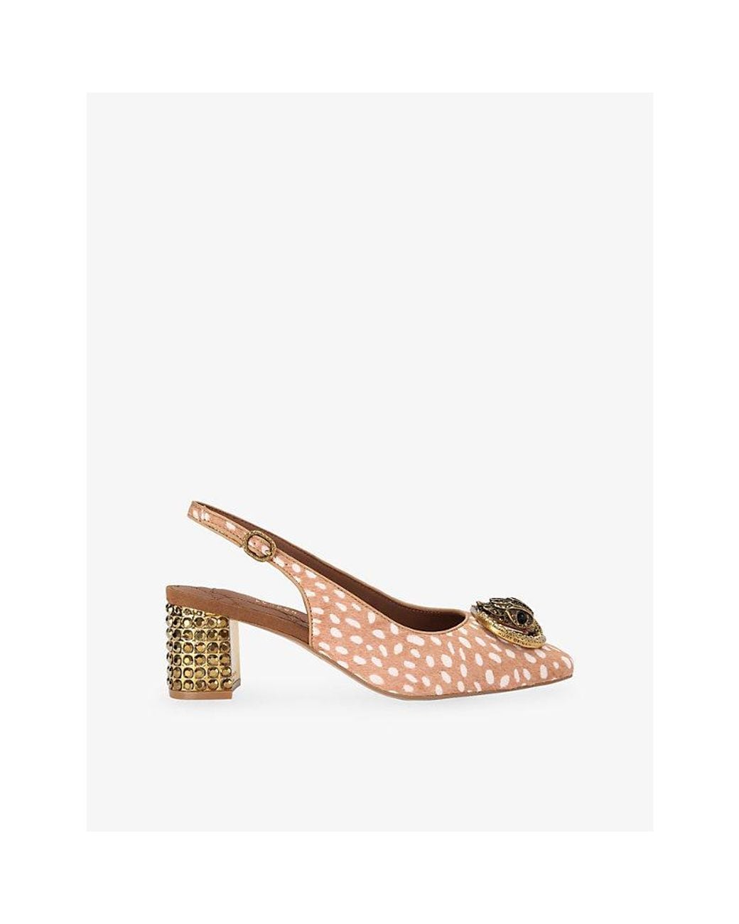Kurt Geiger Multicolor Chelsea Calf-Hair Leather Slingbacks