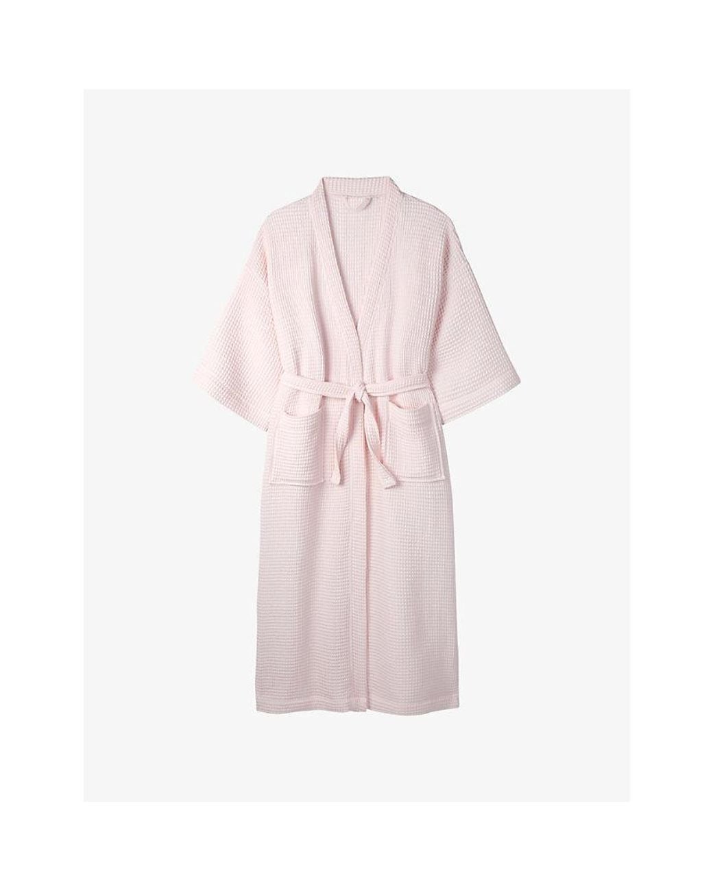 pale pink dressing gown Light Pink Dressing Gown Fleece Women Dressing Gown Everyday Luxury OLIVIA ROCCO
