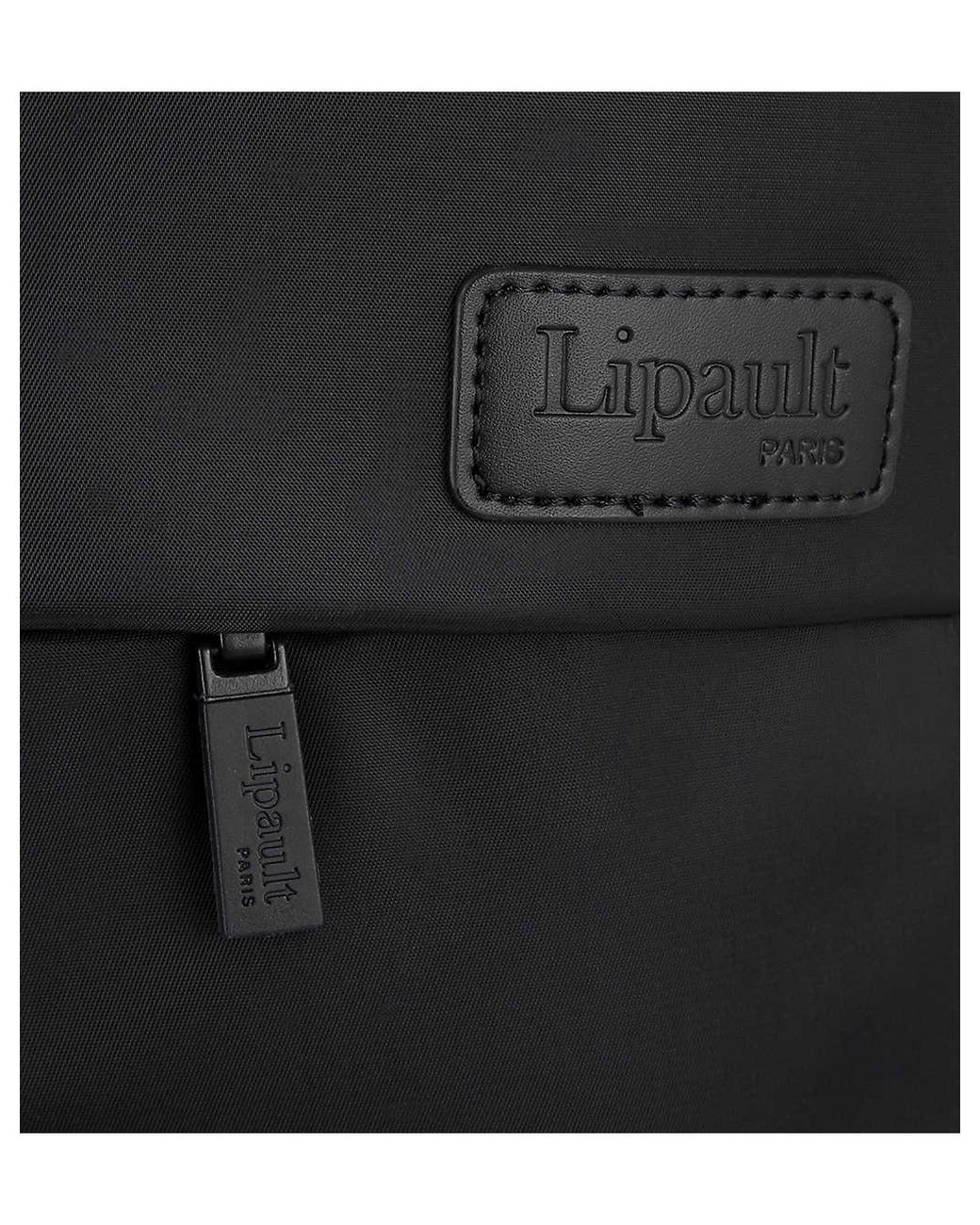 Lipault paris plume elegance top leather laptop tote bag
