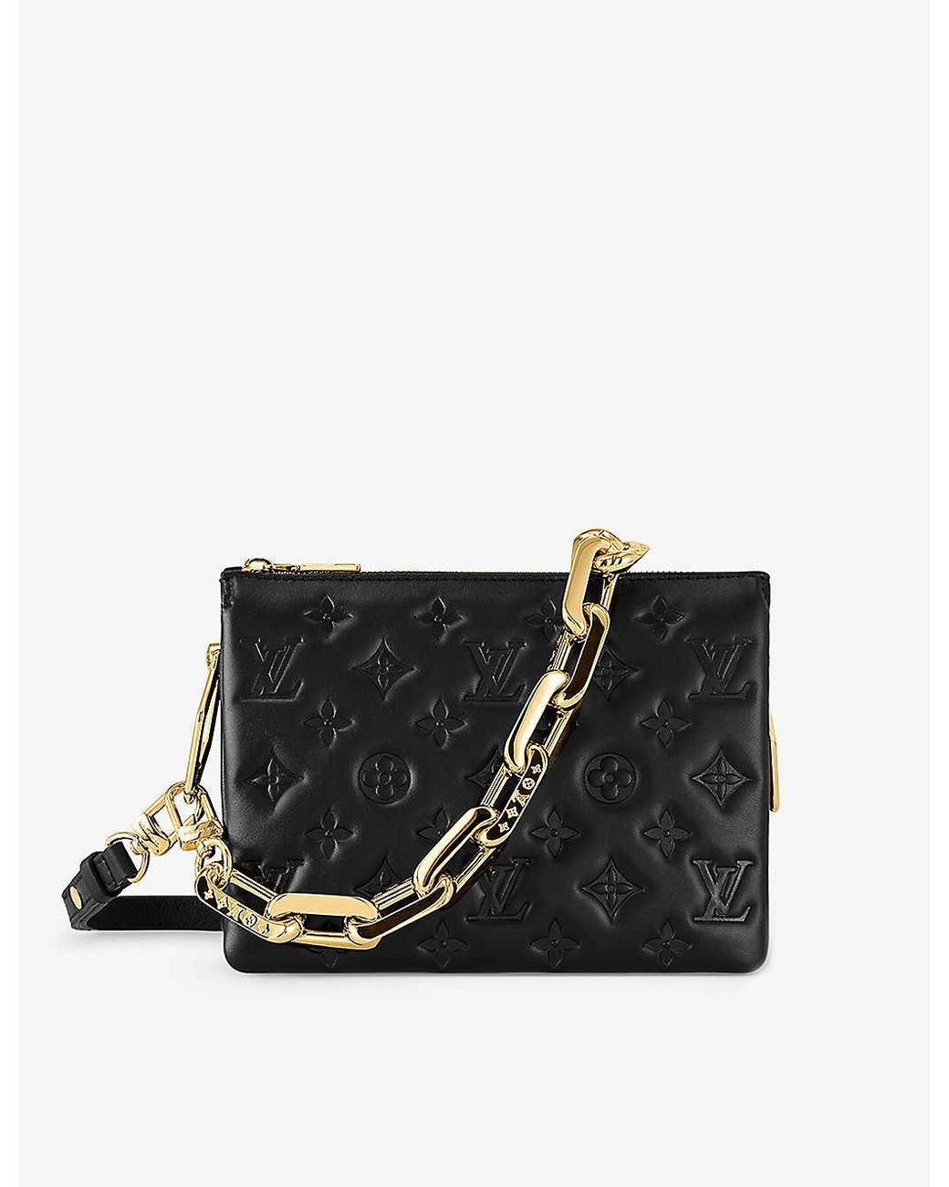 Louis Vuitton Coussin Bb Leather Cross-body Bag in Black