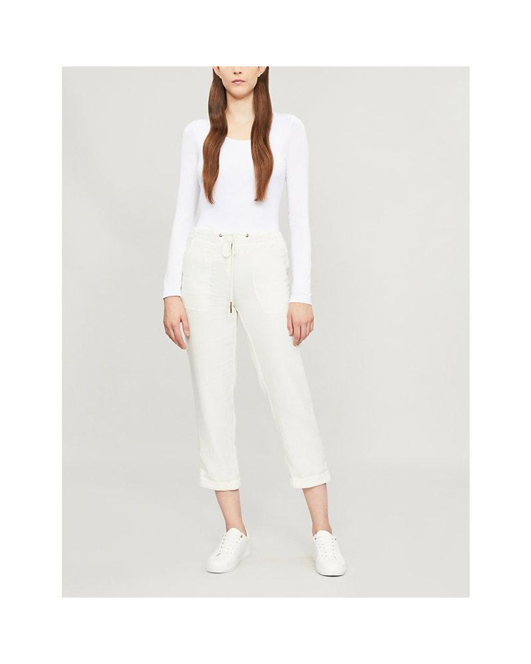 The White Company White Essential Double-Layer Cotton-Jersey T-Shirt