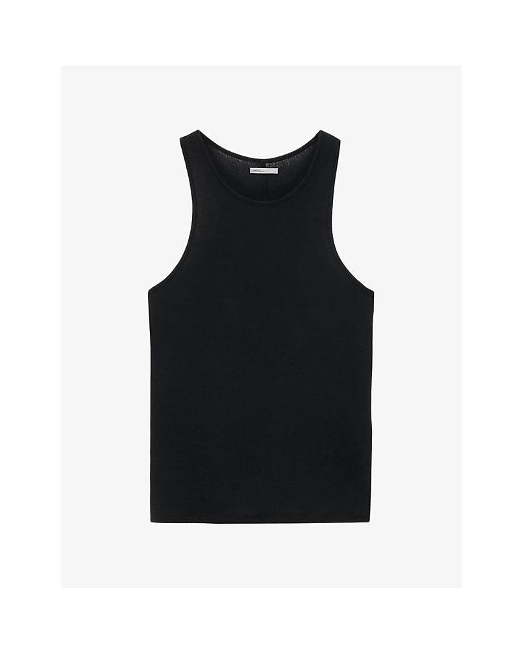 AllSaints Black Teresa Slim-Fit Stretch-Jersey Vest