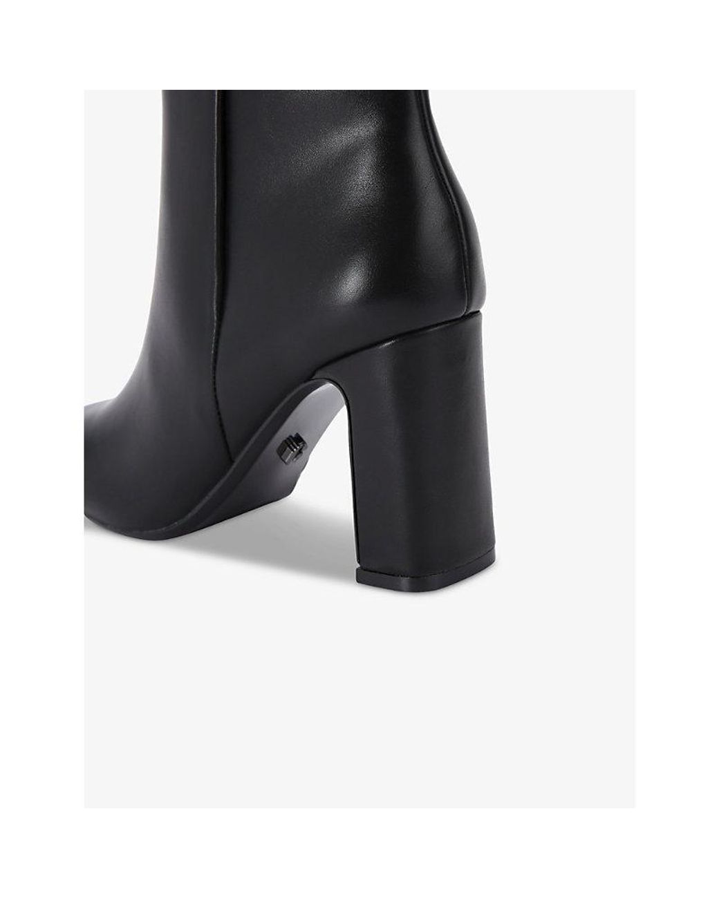Carvela Kurt Geiger Black Jackpot Leather Ankle Boots